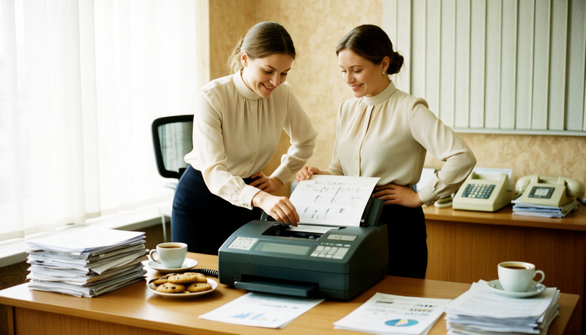 Факс: быстрая передача документов до эпохи интернета