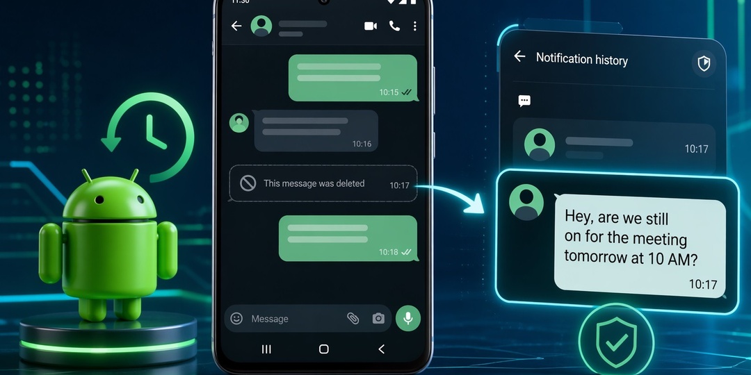 Как посмотреть сообщение на Android, даже если оно удалено
