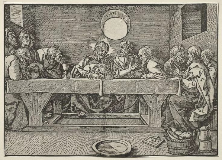 А. Дюрер, Тайная Вечера, 1523