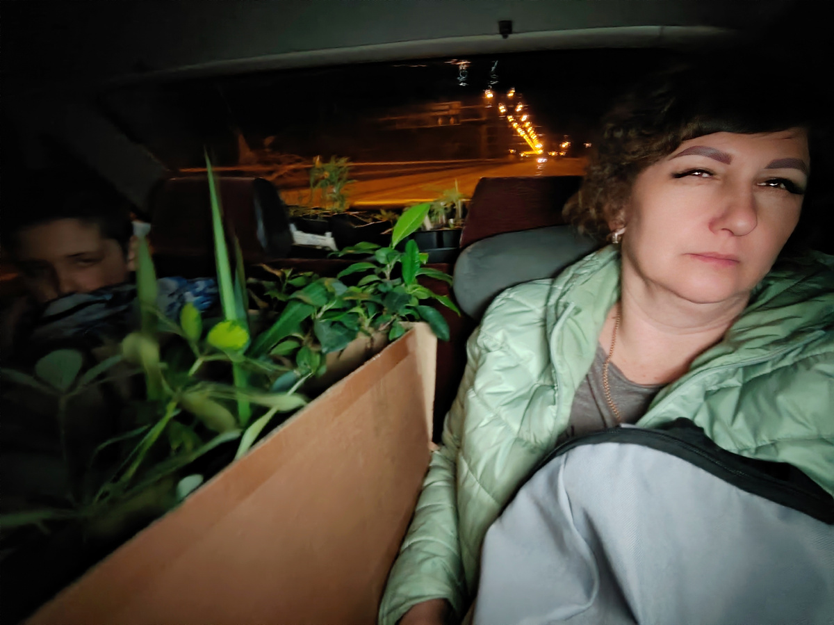 Камера ослепила