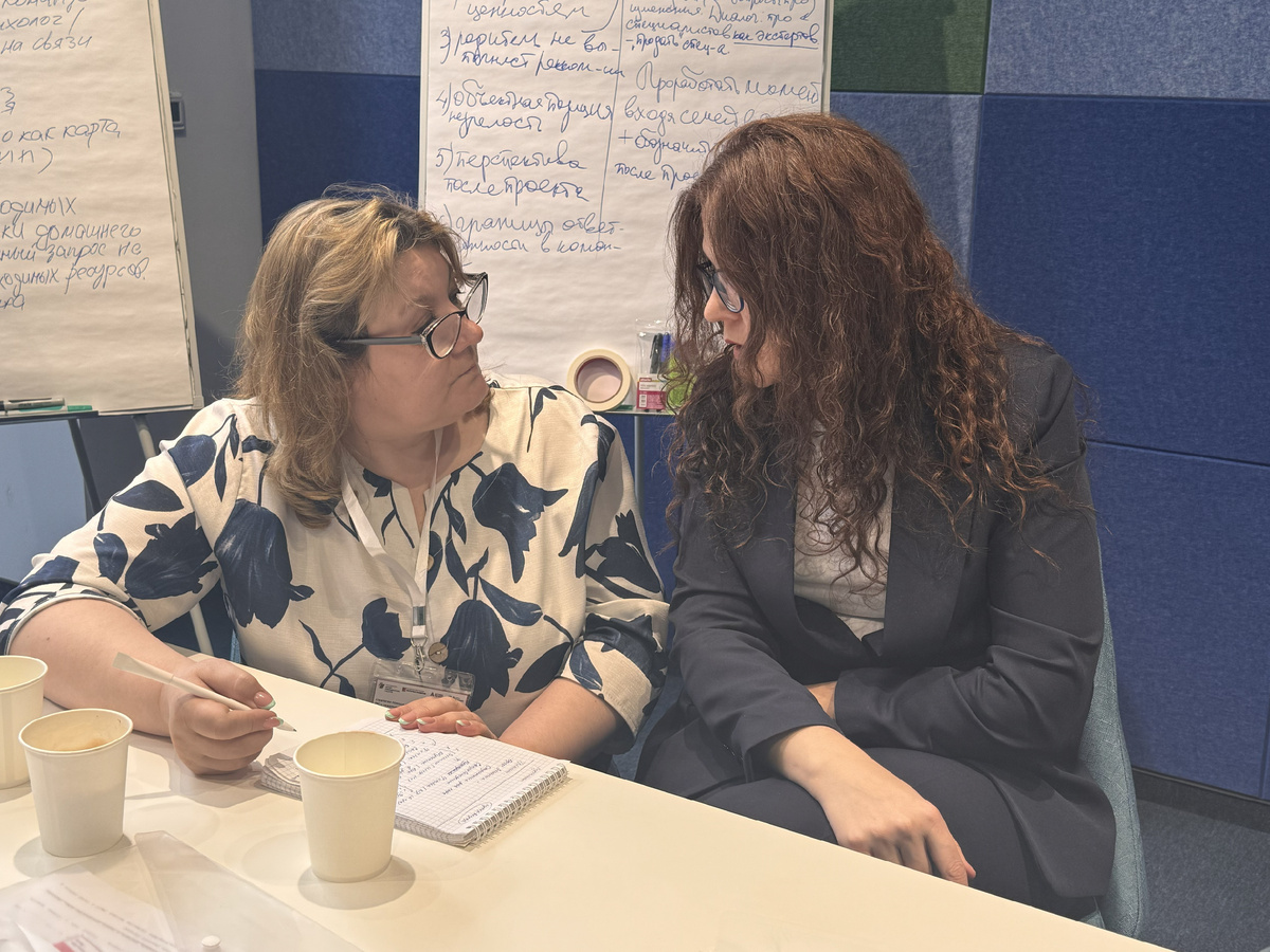 Супервизоры проекта Наталья Карпушкина и Екатерина Каменских