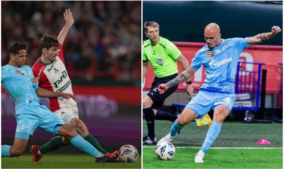    «Локомотив» и «Зенит» сыграли в 26-м туре РПЛ. Фото: ФК «Локомотив» и ФК «Зенит»