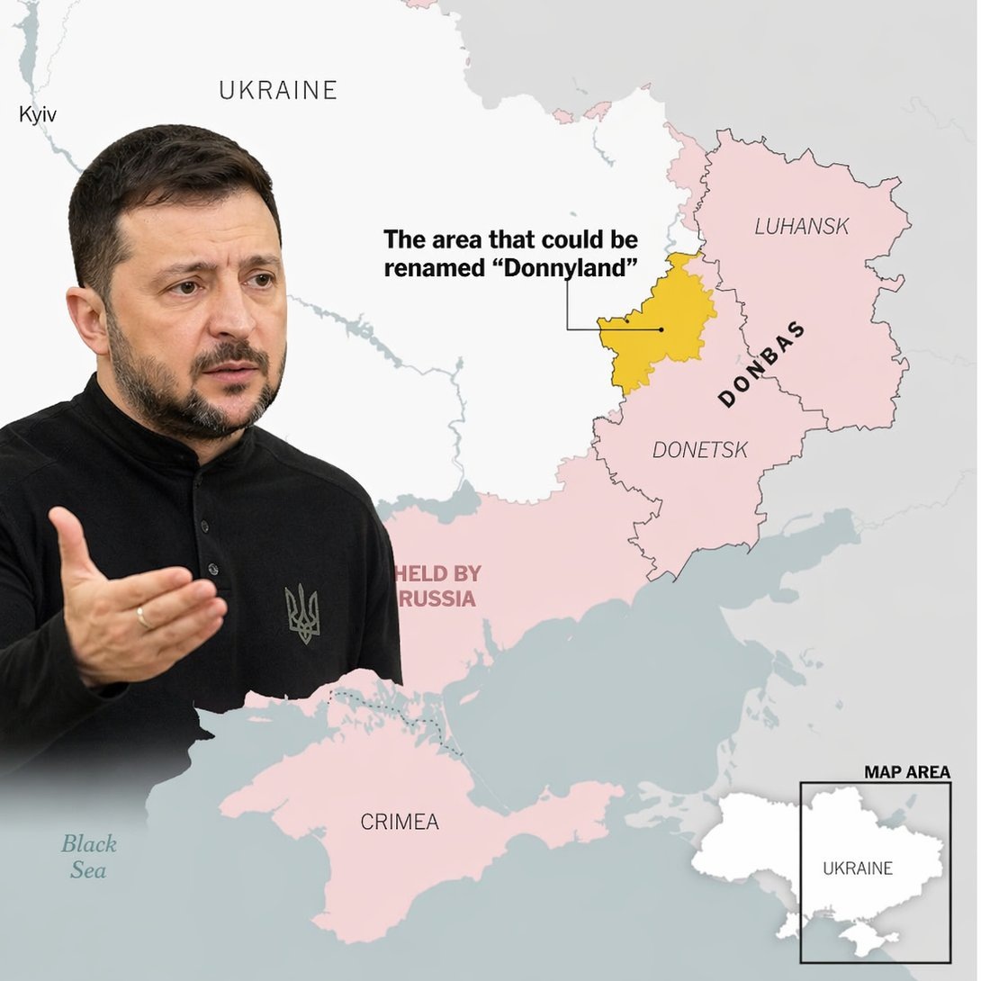 Донниленд на карте Украины