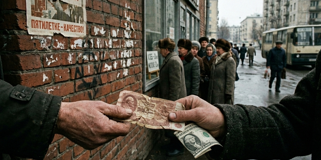 Официально 64 копейки за доллар, а в подворотне 5 рублей: как жил советский рубль с тремя курсами