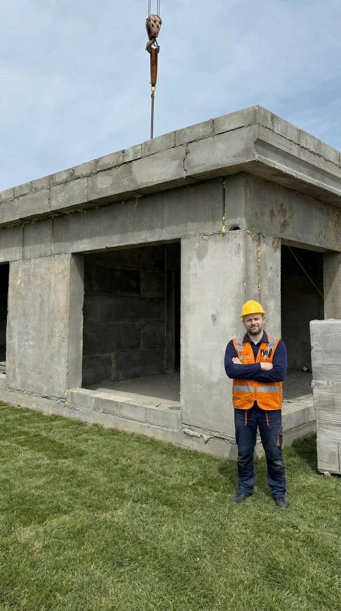 Дом с плоской кровлей без отделки. Монтаж за 12 часов. Цена от 400 тыс за коробку.