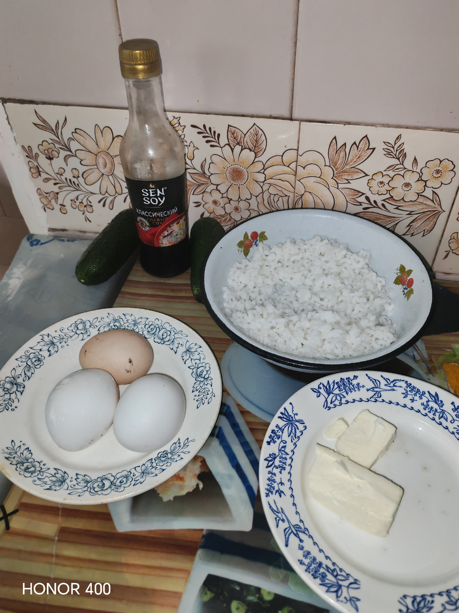 Продукты, необходимые для приготовления блюда