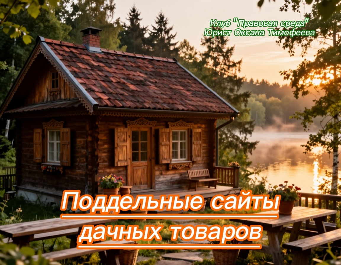 Поддельные сайты дачных товаров.