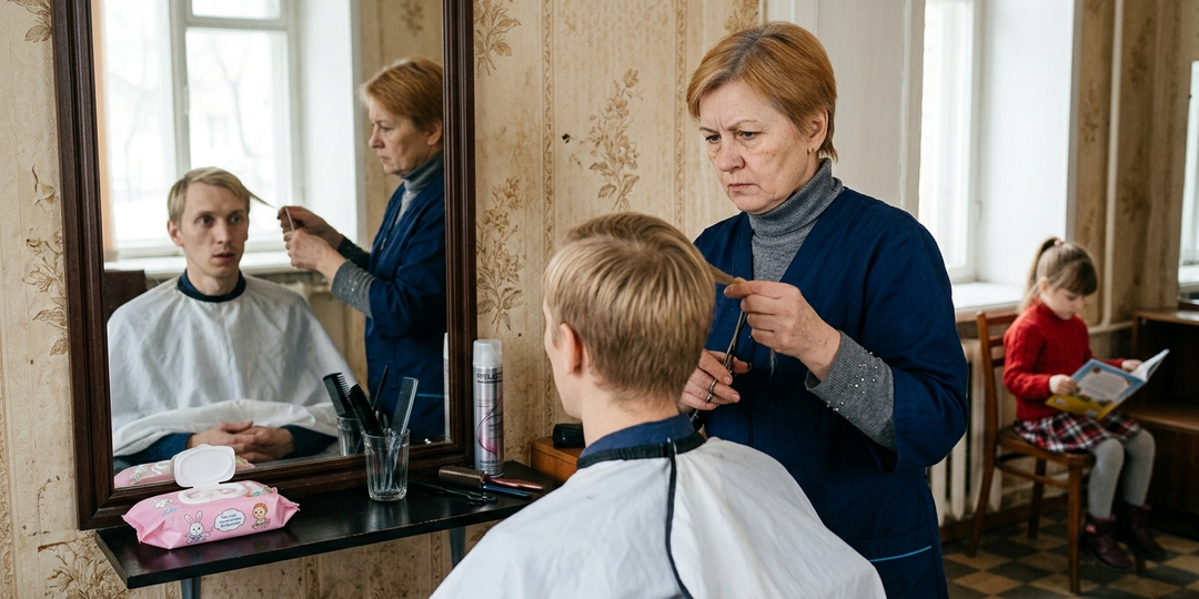 Детские салфетки в парикмахерской