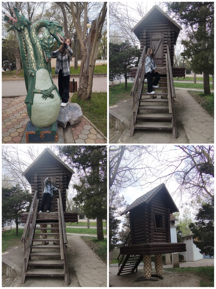 Парк им. Фрунзе. Аллея сказок.