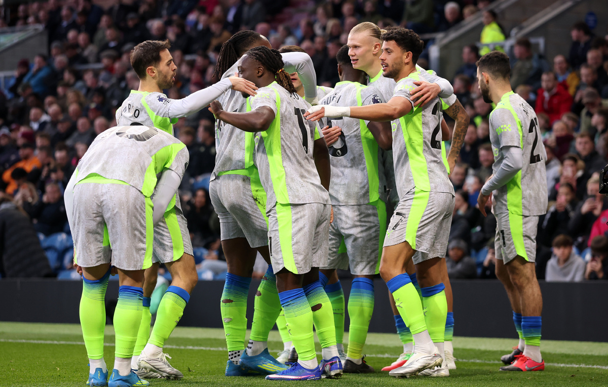    Футболисты "Манчестер Сити"  Carl Recine/Getty Images