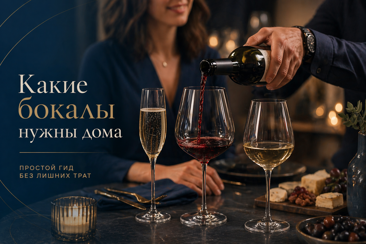 Какие бокалы нужны дома
