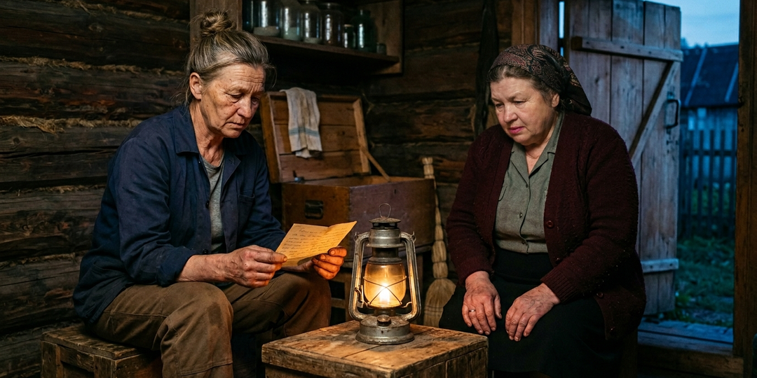 В сенях пахло керосином и чужой помадой