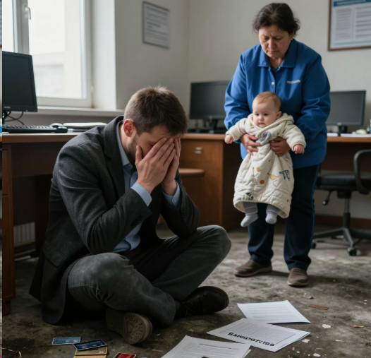 Уборщица принесла в офис найденного на улице младенца, а начальник-самодур потерял всё