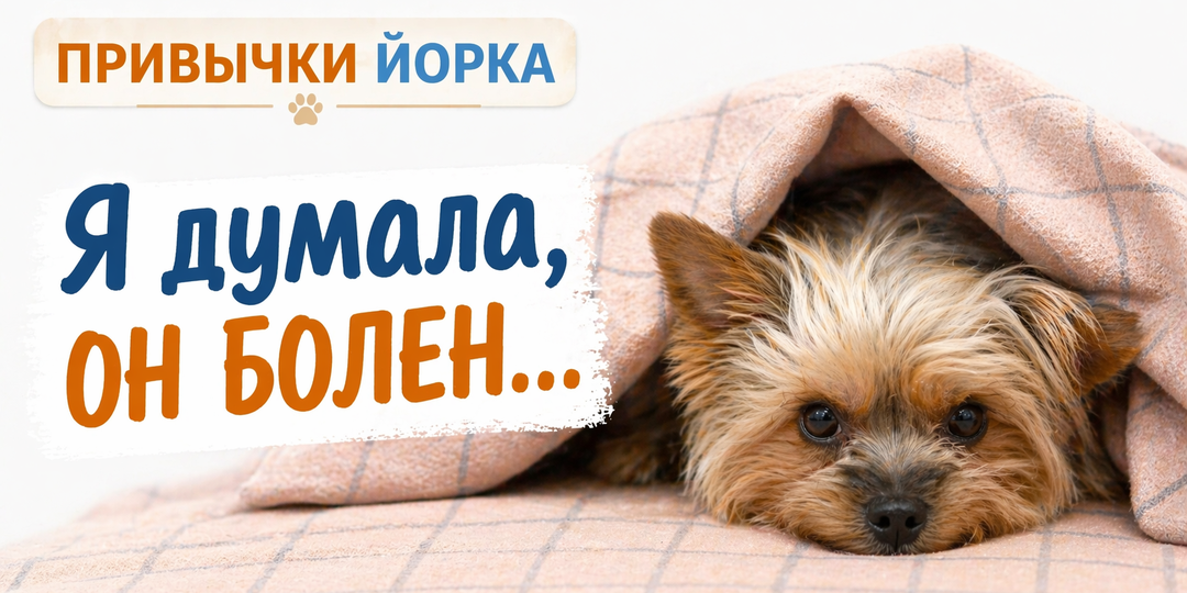 7 привычек йорка, которые принимают за болезнь