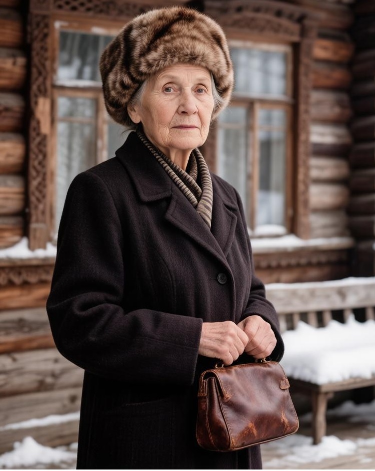 пожилая женщина