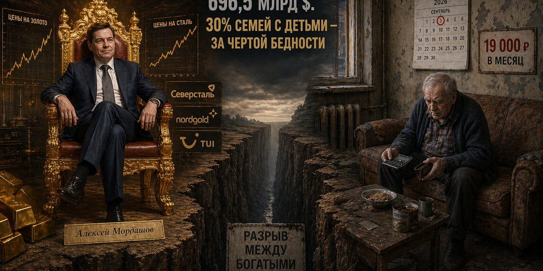 «Стальной король» с семью детьми: как Мордашов скупил полмира и стал первым среди равных (пока страна считает копейки)