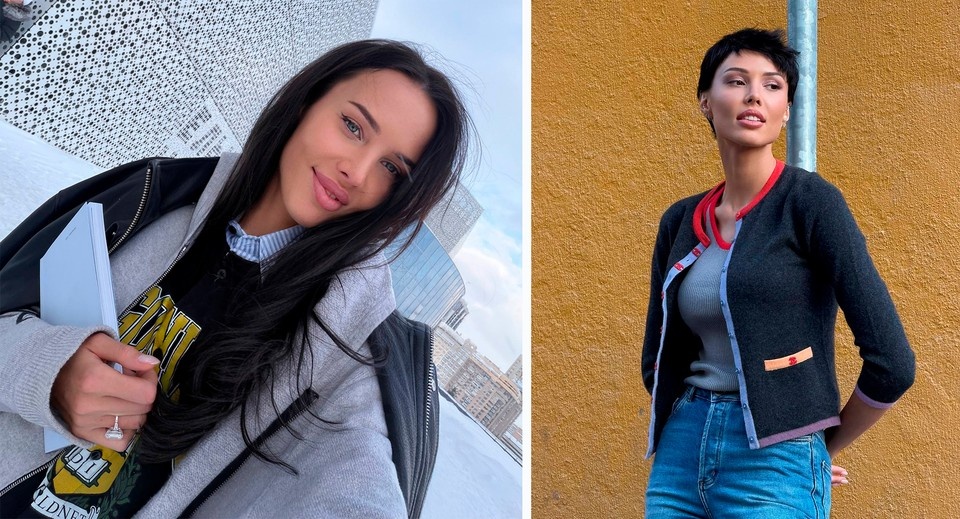    До и После. Анастасия Решетова решила попрощаться не только с пухлыми губами, но и с длинными волосами - модель радикально обновила имидж. Фото: Личная страница Анастасии Решетовой в соцсети