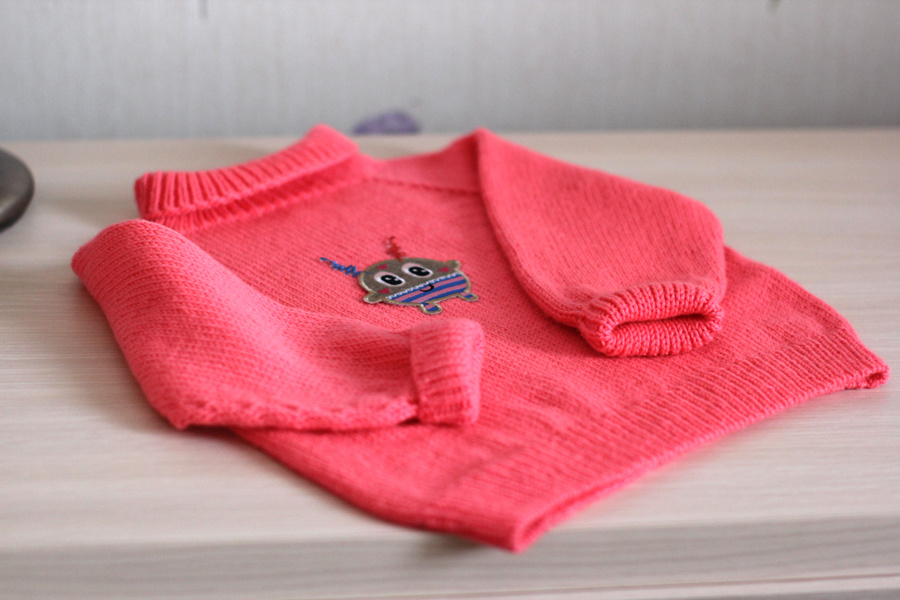 Детский свитер-перевертыш из пряжи Cool Wool Lana Grossa