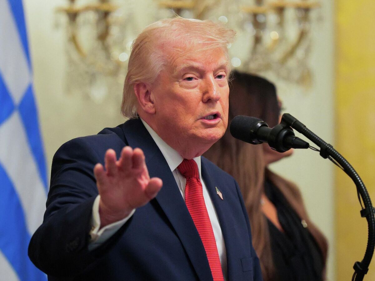    Президент США Дональд Трамп во время выступления в Белом доме | © REUTERS / Kylie Cooper