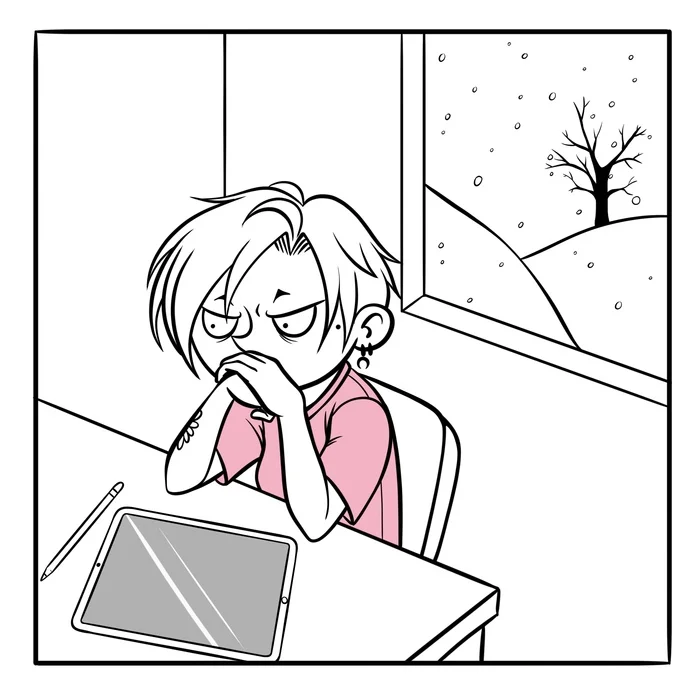 В жизни каждого хуёжника рано или поздно возникает так называемый «нерисуй», он же артблок, боязнь чистого листа, атрофия фантазии и тд и тп. Ну вот, короче, и меня он одолел, каюс. ^^' Благо, состояние хоть и противное, но временное, поэтому будем потихоньку возвращаться в колею.