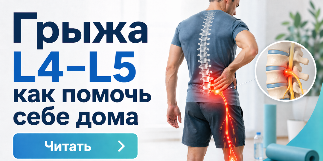 Грыжа L4-L5: домашняя помощь, лекарства и профилактика