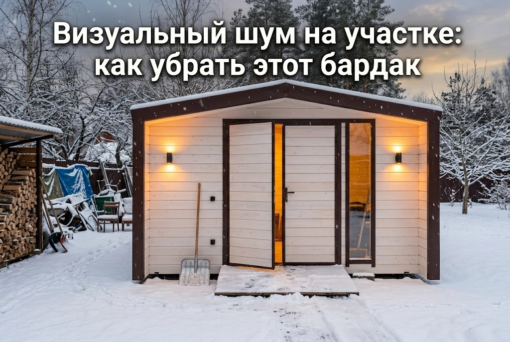    Чистота и порядок: как преобразить участок, избавившись от лишних деталей. hozblock