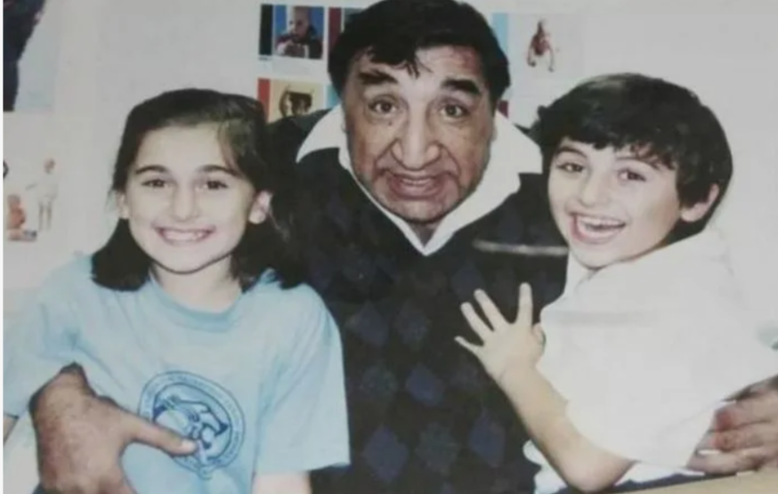 Фото: Фрунзик Мкртчян с детьми 