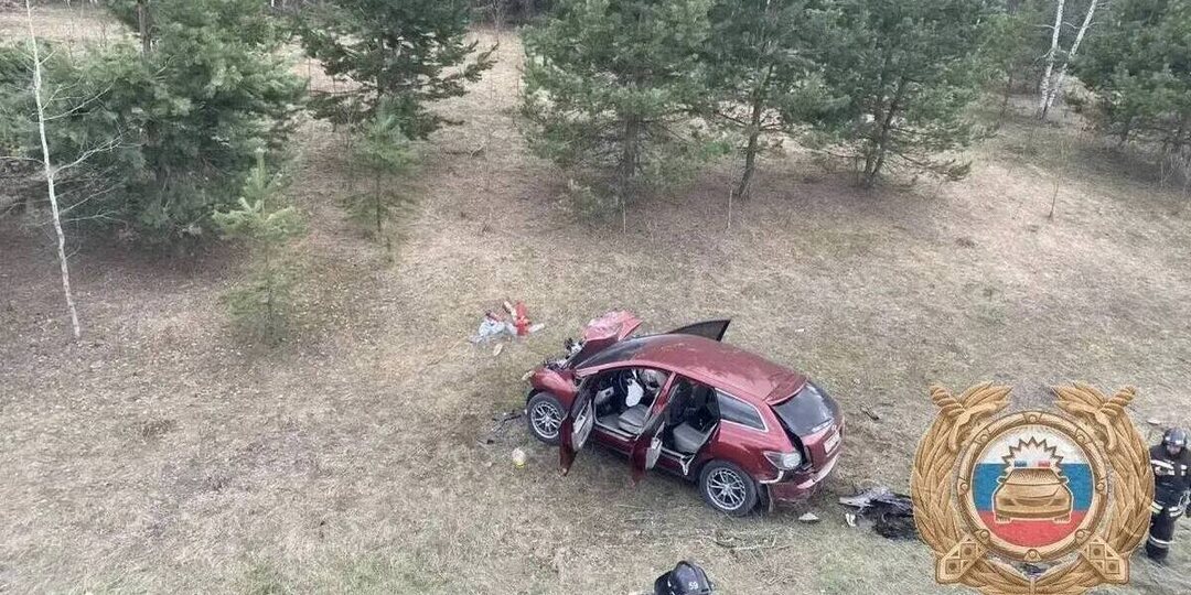 На трассе в Башкирии столкнулись две иномарки – пострадали четыре человека