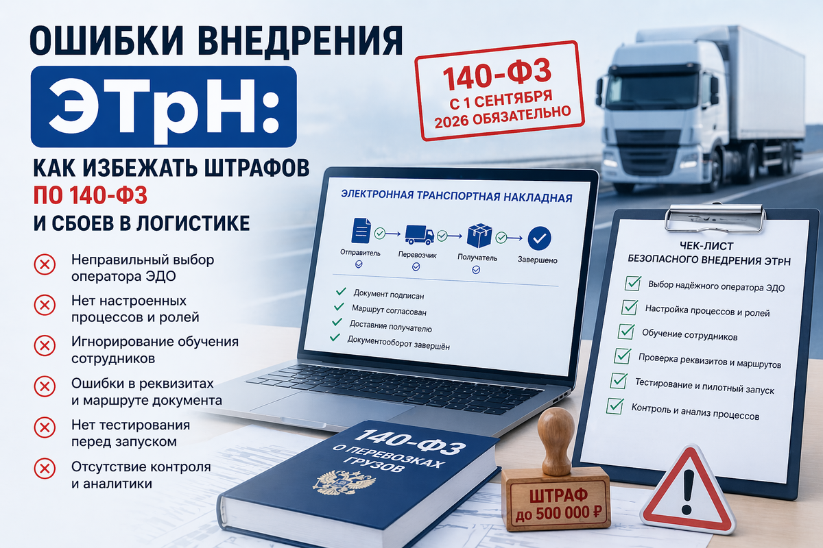 5 ошибок при переходе на ЭТрН, которые стоят бизнесу миллионов