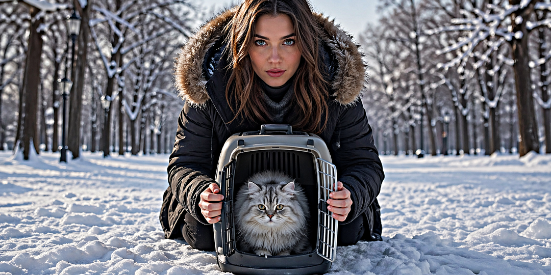 Кот прожил в семье 13 лет, но стал не нужен. Оставили в парке переноску с питомцем: по камерам нашли горе-наследника