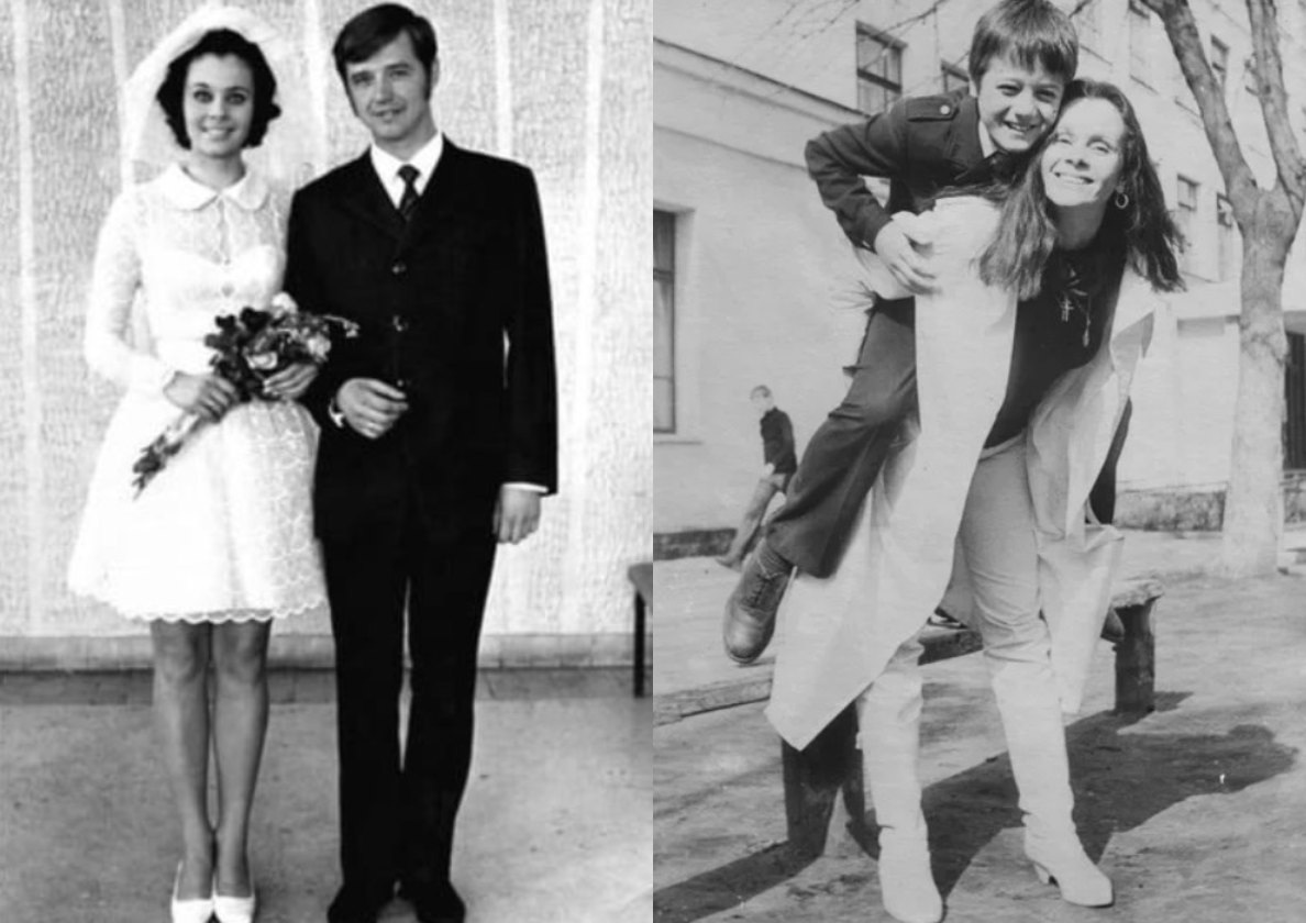 на фото Алексей Макаров с родителями