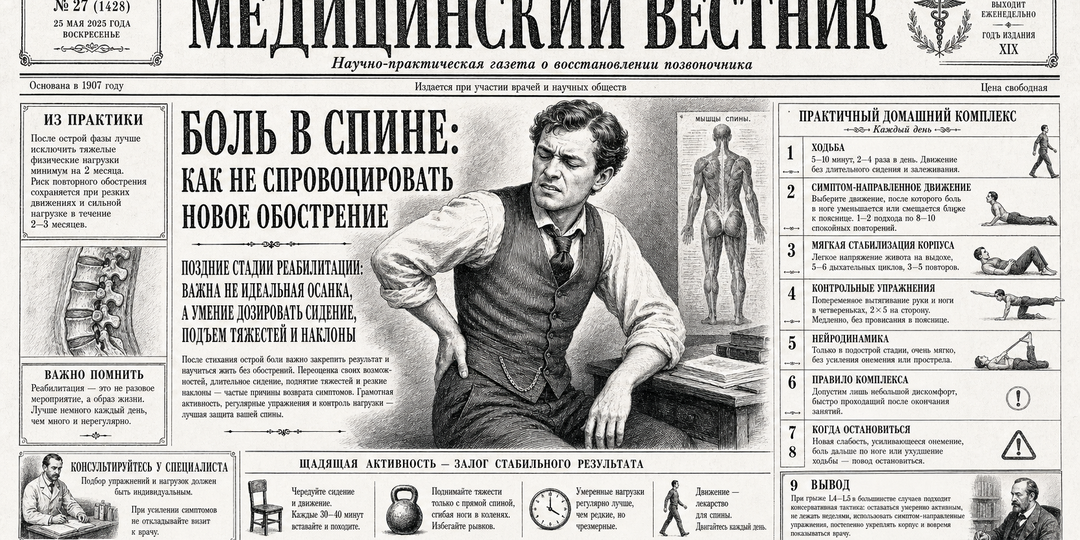 Грыжа L4-L5. Боль ушла но риск остался.