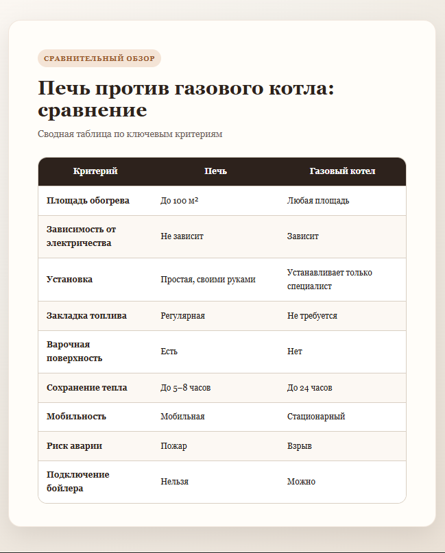 15 лучших печей для дома