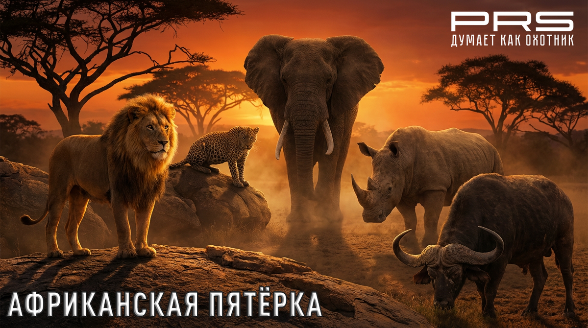 Лев, леопард, слон, носорог и буйвол — самые опасные, самые желанные и самые дорогие трофеи на Земле