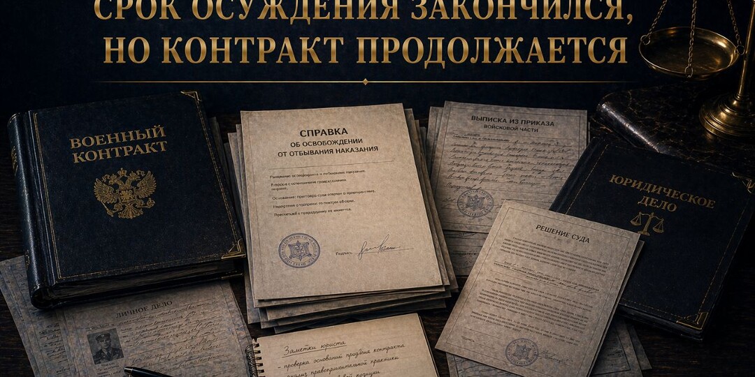 Срок осуждения или УДО закончились. Почему контракт все равно продолжается