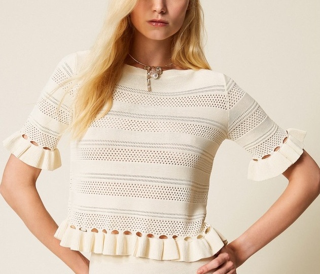 Ажурные модели и новое описание к джемперу