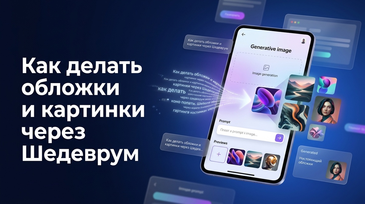 Создание картинок для постов в Яндекс Шедевруме
