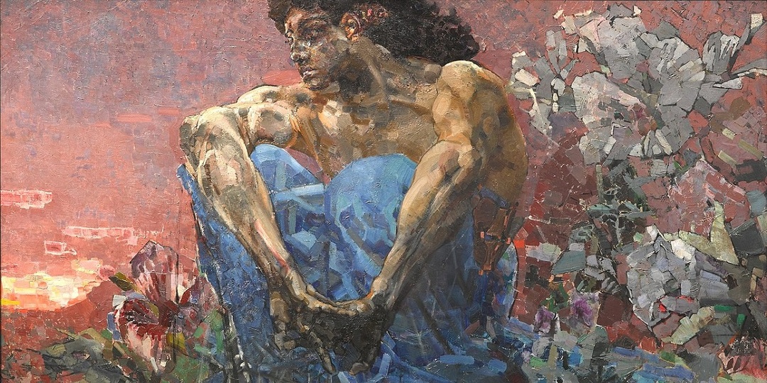 «Демон сидящий» Врубеля