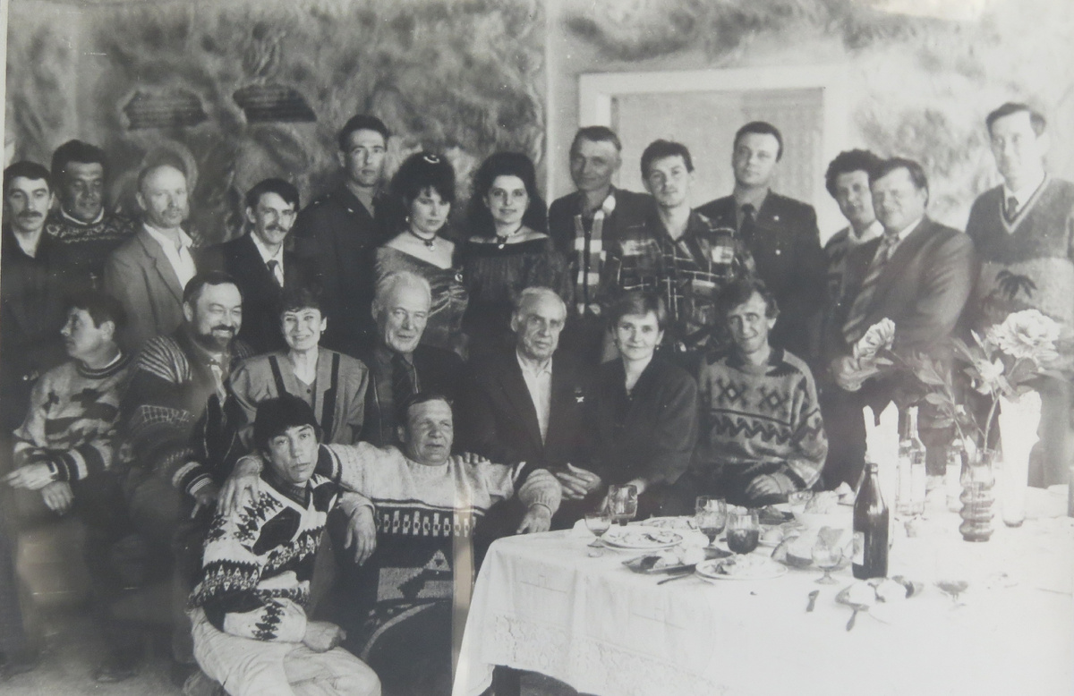 Встреча "чернобыльцев" в музее в конце 1990-х годов.