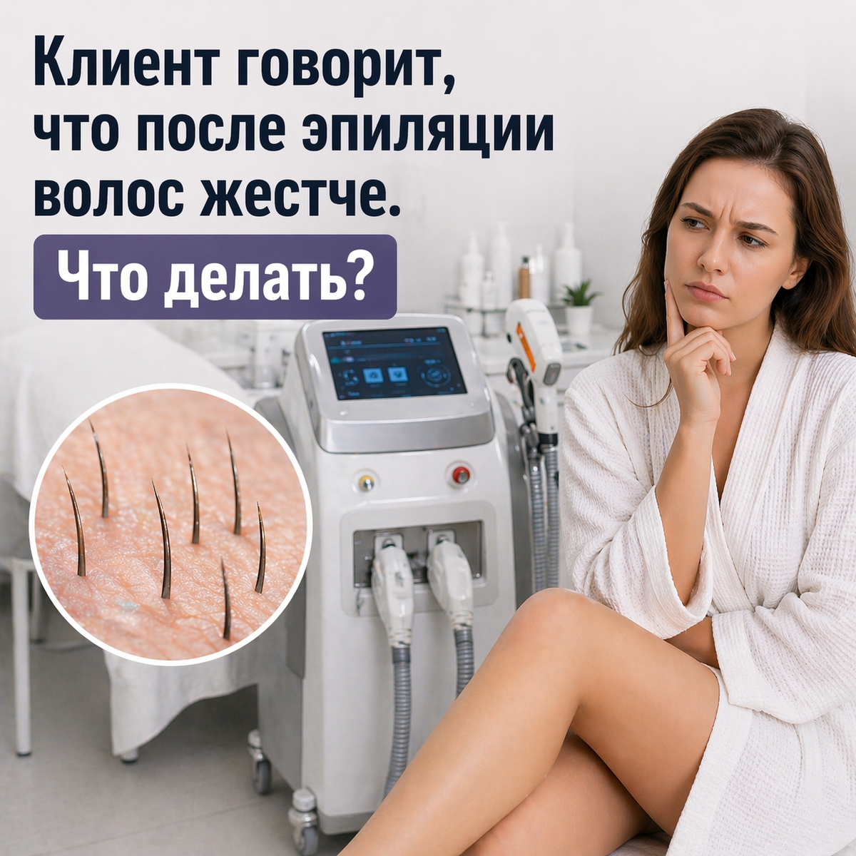 После эпиляции волосы становтся жестче? Или это миф?