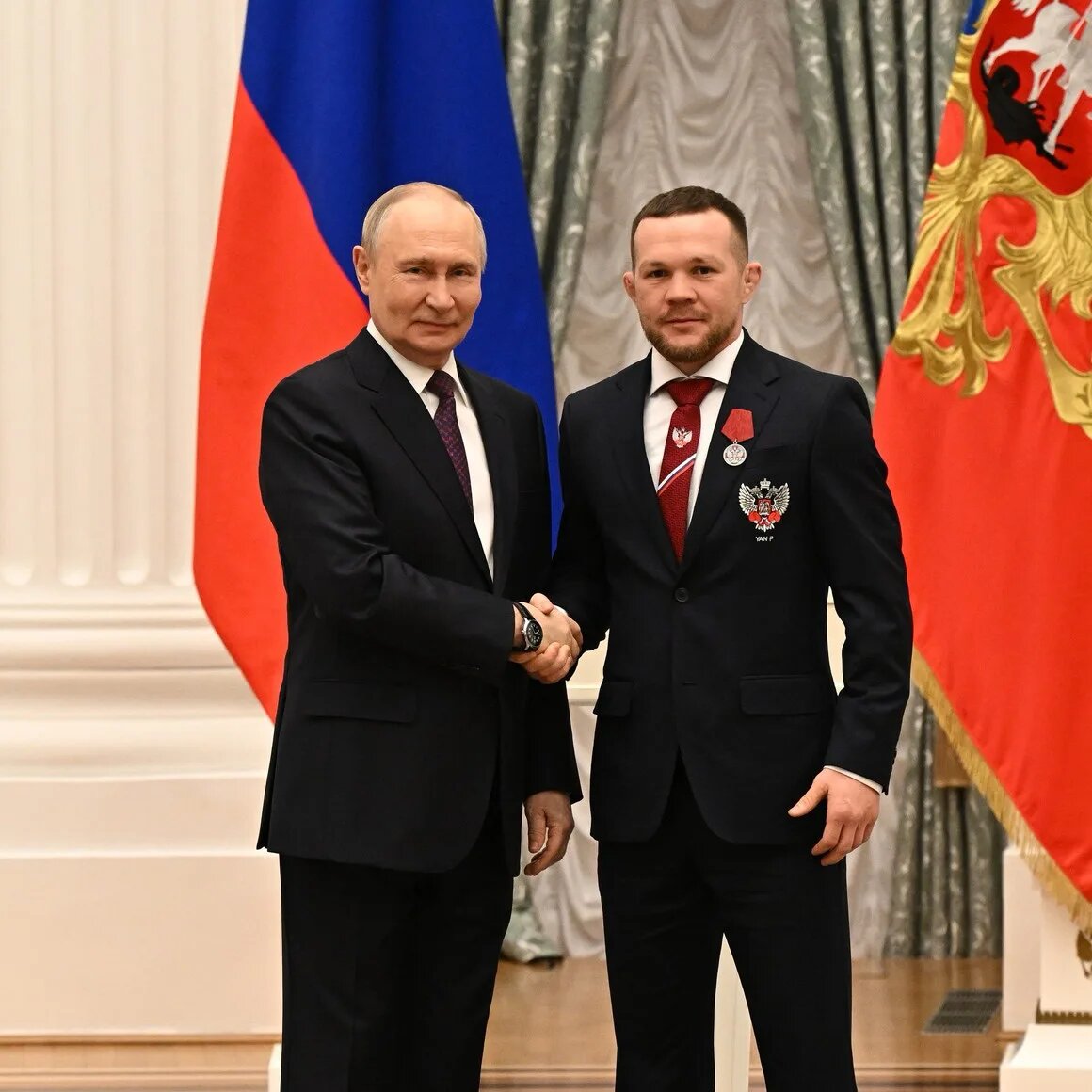    Боец смешанных единоборств, действующий чемпион UFC (Абсолютного бойцовского чемпионата), мастер спорта России Пётр Ян. Фото: Кристина Соловьёва, РИА «Новости»/kremlin.ru/канал RCC: MMA & Boxing в МАХ