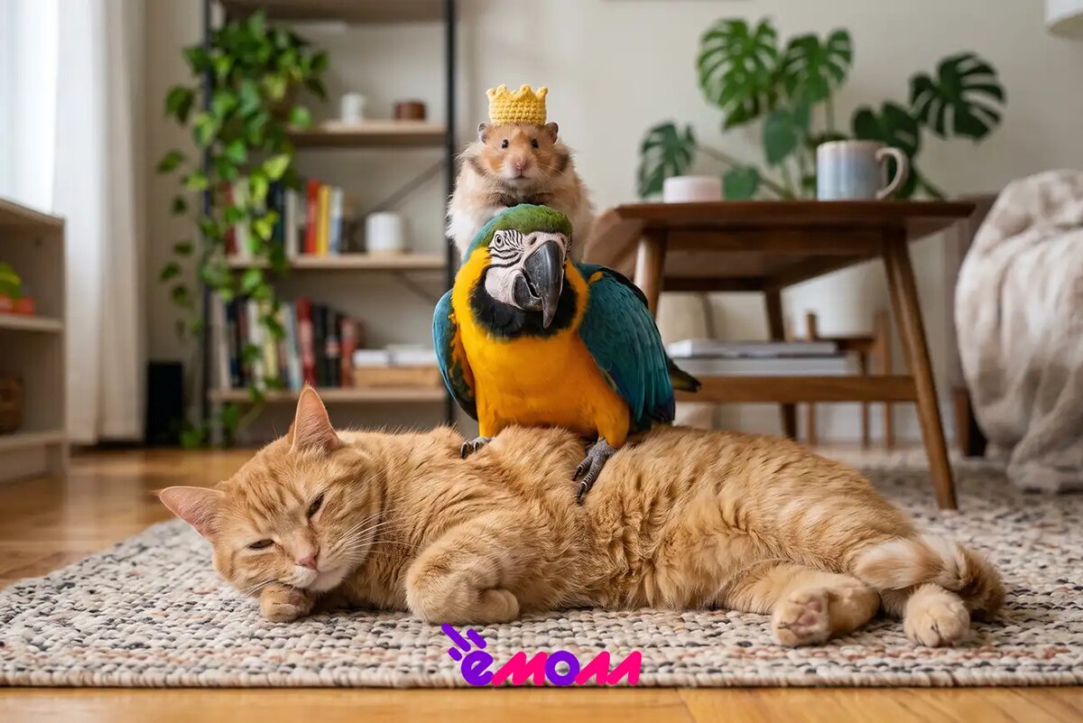 Кошка, попугай и хомяк в одном доме: диснеевская сказка или игра на выживание?