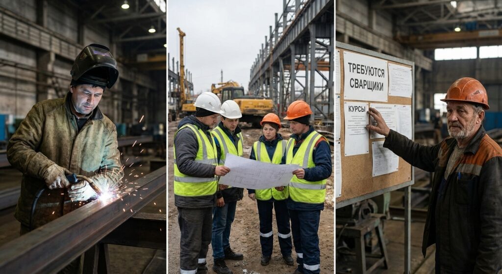    Курсы сварщика и другие рабочие профессии: где дефицит острее всего и как этим воспользоваться