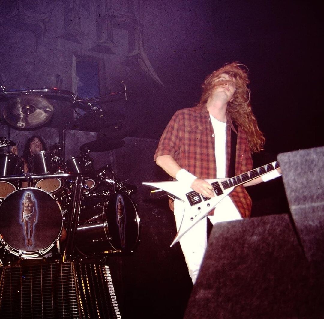Megadeth на концерте в 1993 году. Фото из открытых источников.
