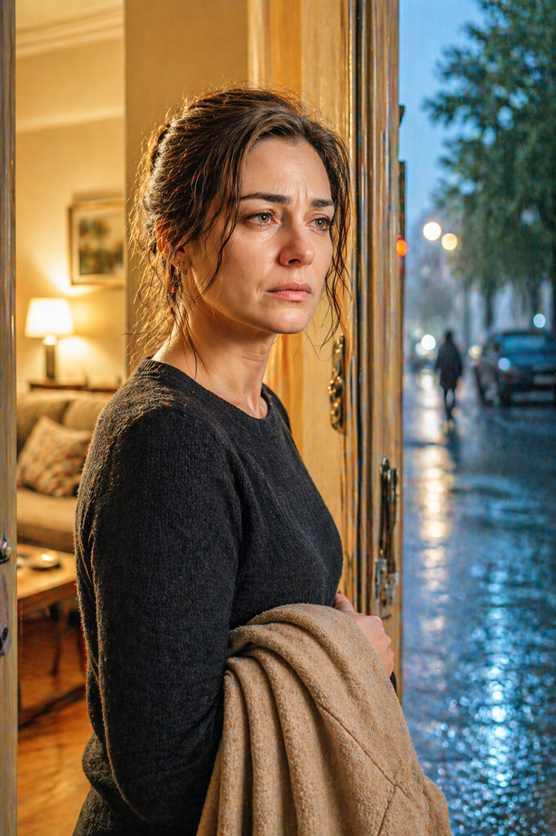 — Пап, мама больше не вернётся?
