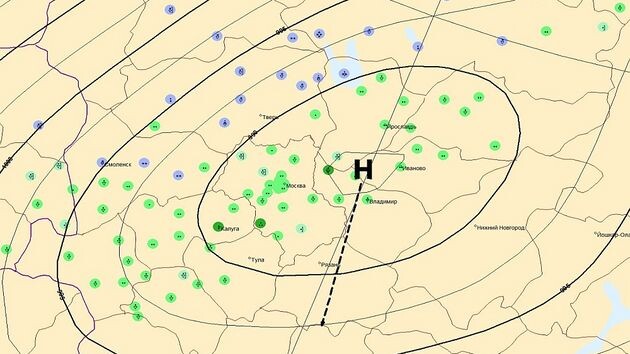 Снег на подходе к столице