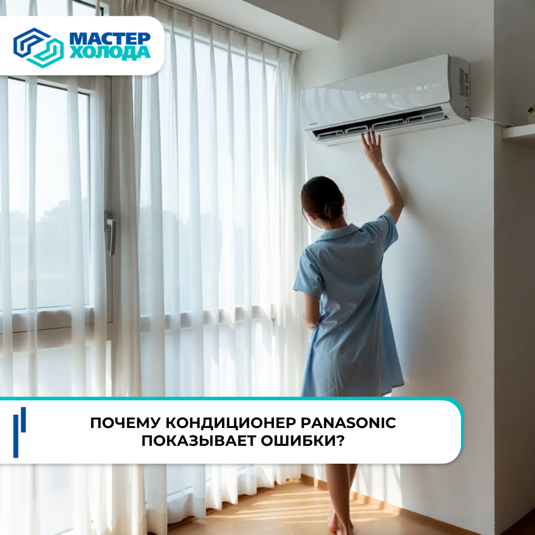 Кондиционер Panasonic показывает ошибки | Мастер холода