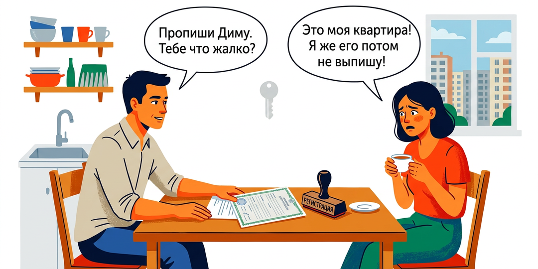 «Пропиши моего сына, тебе что, жалко?» — муж требует вписать 6-летнего ребенка от первого брака в мою квартиру