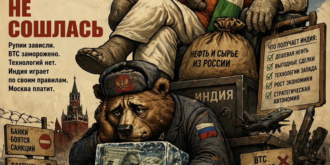 Рупии как ловушка: Ставка Москвы на Индию как ключевого спасителя экономики «буксует»