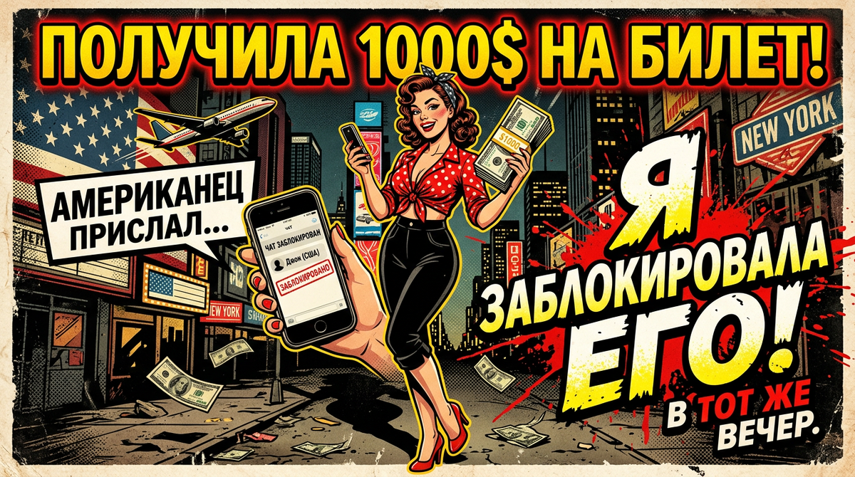 Американец прислал 1000 долларов на билет